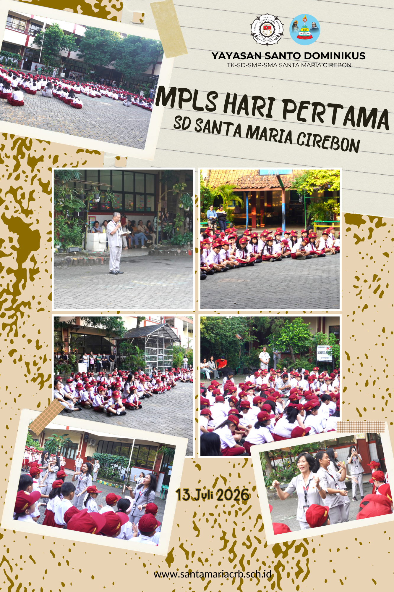 hari pertama mpls santa maria cirebon: menyambut langkah baru dengan semangat veritas